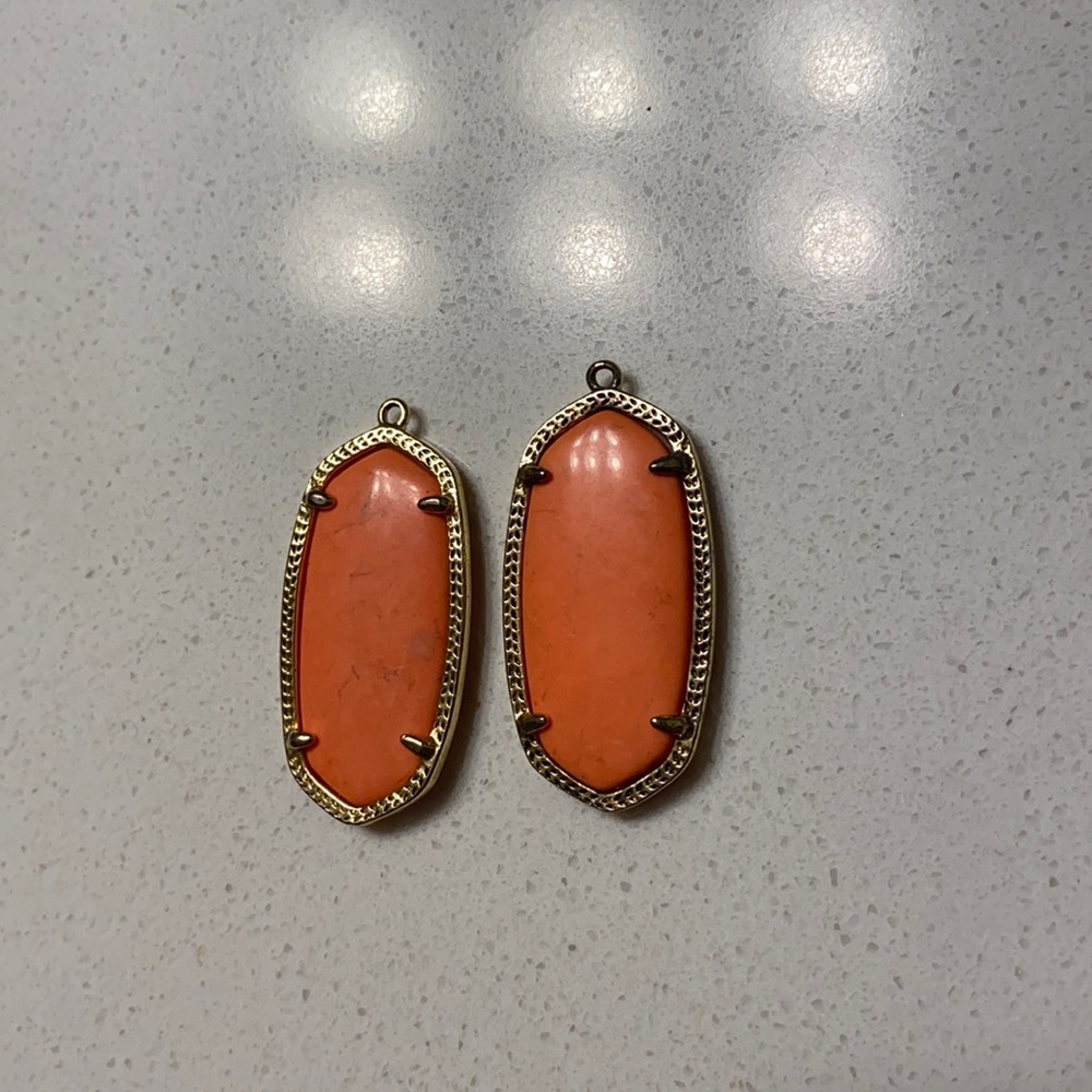 Kendra Scott Elle Earrings - Coral/Orange